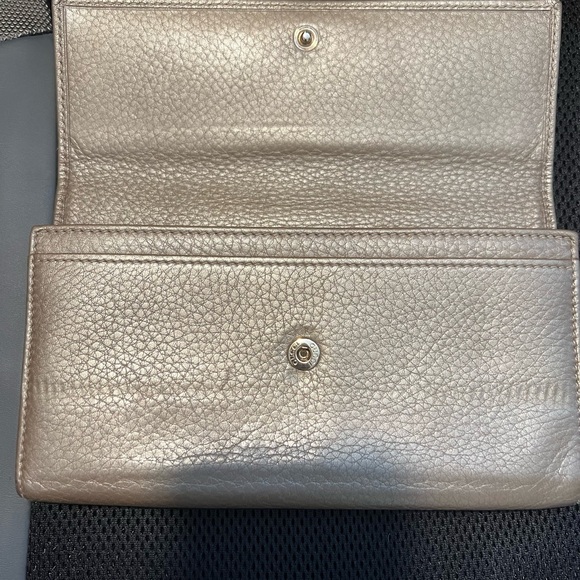 Gucci Leather Long Wallet - Gold - Picture 3 of 8